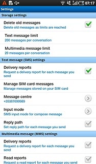 When the box next to the menu item is ticked (V), the function is turned on.