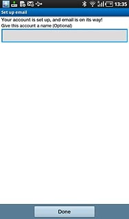 Press the field below Give this account a name (Optional) and key in the required name.