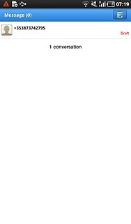 Press the new message icon.