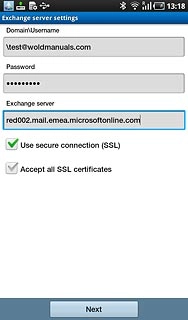 Press Accept all SSL certificates to allow or reject all certificates.