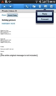 Press Reply.Write your email message.