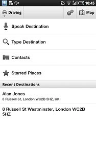 Press one of the following search options:Speak Destination, go to 2a.
