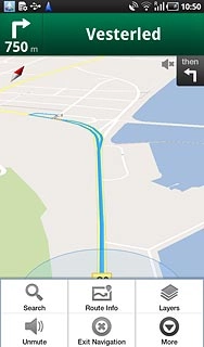 Press Exit Navigation.