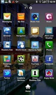 You can now use Twitter.Please note that Twitter isn't part of the original application package and therefore only a general description is given here.You have a number of options, such as:Write status updatesView status updates from people you followView messages sent directly to youTurn status updates on or off