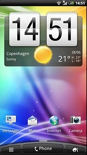 The signal strength icon shows the strength of the network signal at your location. The more lines, the stronger the signal.