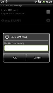 Key in your PIN and press OK.
