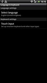 Press Select language.