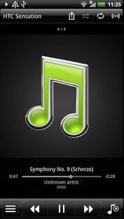 Press the repeat icon repeatedly to select the required setting.