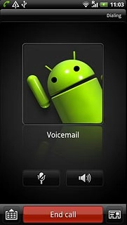 Press End call to end the call.