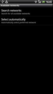 Press Select automatically.