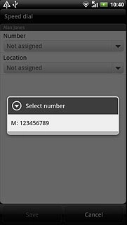 Press the required number.