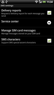 When the box next to the menu item is ticked (V), the function is turned on.