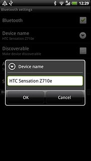 Key in the required name and press OK.