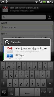Press the required calendar.