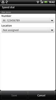 Press the drop down list below Location.