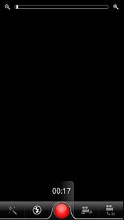 Press the record icon to start the video recorder.