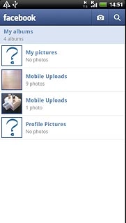 Press the required photo album.