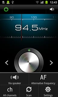 Press AF.Depending on the current setting, the function is turned on or off.