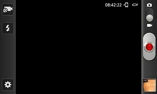 Press the record icon to start the video recorder.