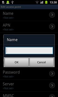 Key in Vodafone Mail and press OK.