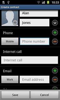 Press Phone number and key in the required phone number.