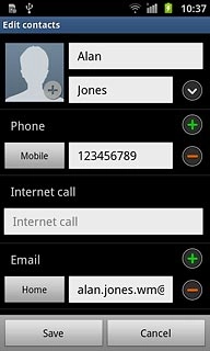 Press the picture icon next to the name.