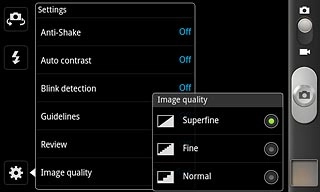 Press Superfine, Fine or Normal.