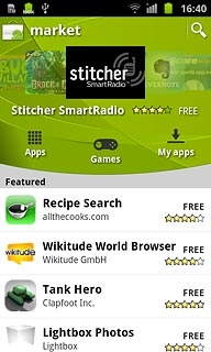 To search by category:Press Apps or Games.Go to the required category.