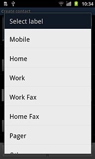 Press the required number type.