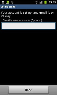 Press the field below Give this account a name (Optional) and key in the required name.