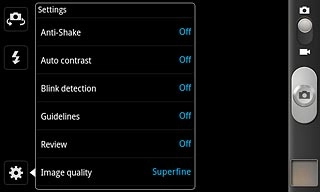 Press Image quality.