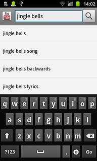 Key in the required search word and press the search icon.