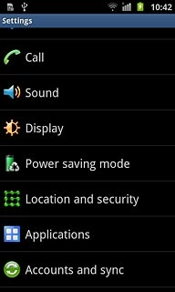 Press Accounts and sync.