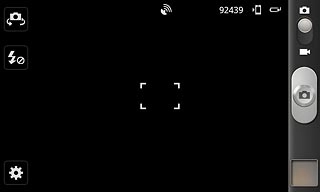 If the camera is turned on:Drag the indicator to the video recorder icon.