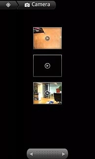 Press the required video clip.Follow the instructions on the display to upload the selected video clip.