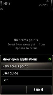 Press New access point.