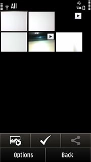 Go to the required folder.Press the required picture or the required video clip.