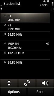Press the required channel.