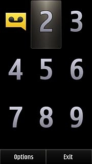 Press the required speed dialling key.