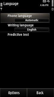 Press Phone language.