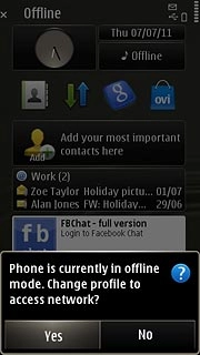 Press Yes to confirm.