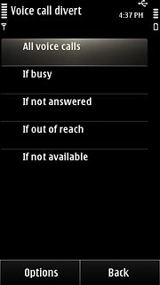 Press one of the following options:All voice calls