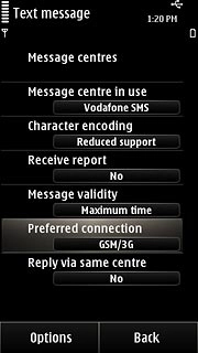 Press Preferred connection to select GSM/3G.