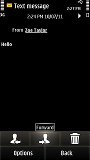 Press the forward icon.