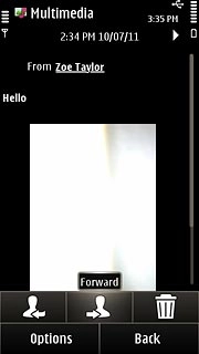 Press the forward icon.