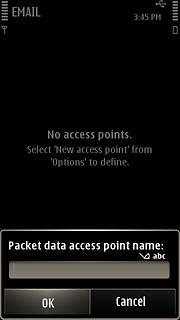 Key in live.vodafone.com Press OK.