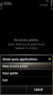 Press New access point.
