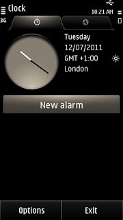 Press New alarm.
