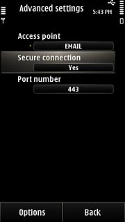 Press Secure connection.