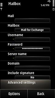 Press Advanced settings.